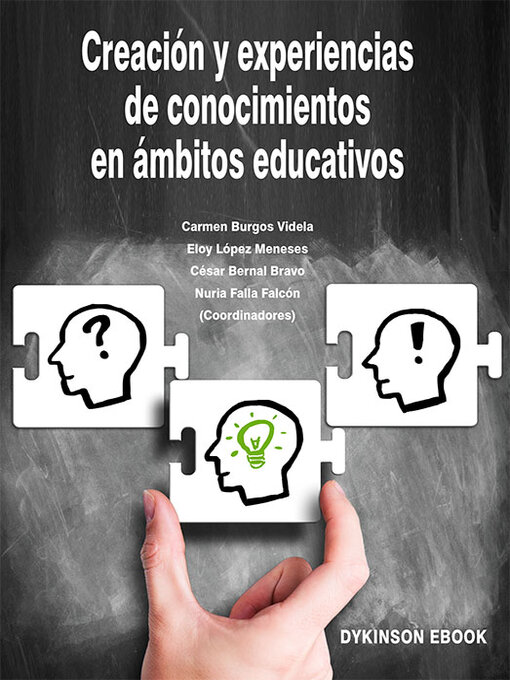 Cover image for Creación y experiencias de conocimientos en ámbitos educativos